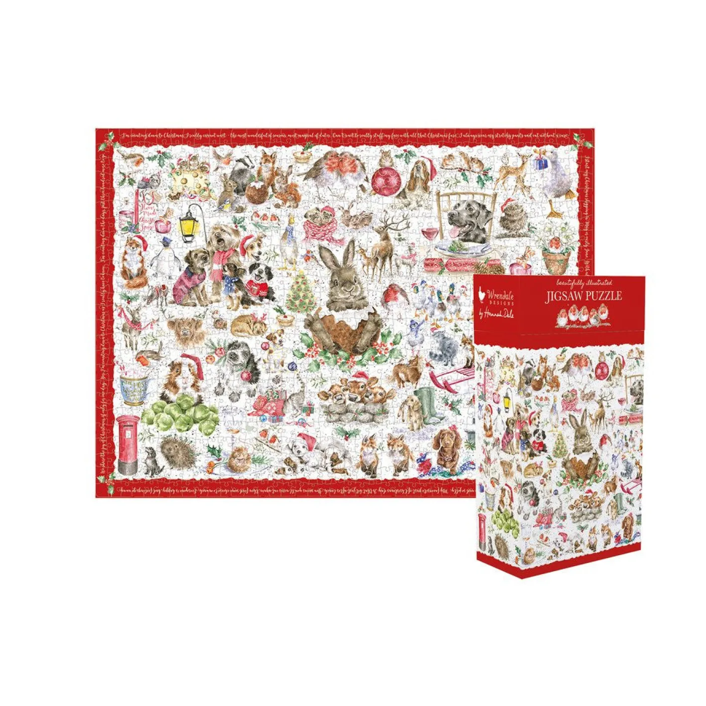 Wrendale Designs 'A Country Set Christmas' Jigsaw by