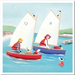Emma Ball A Days Sailing Greetings Card
