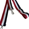 Zatchels Adjustable Red, White & Blue Bag Strap