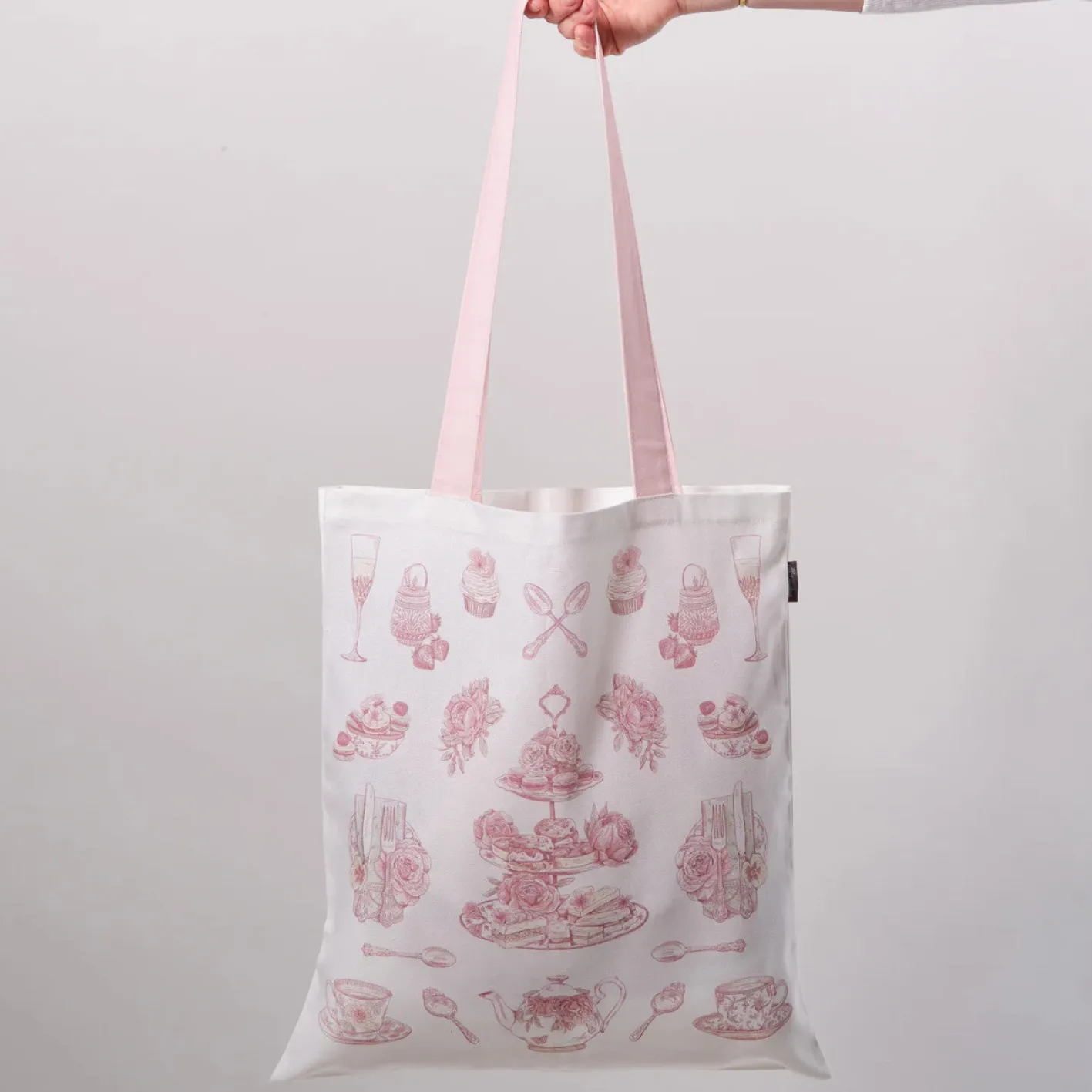 Victoria Eggs Afternoon Tea Canvas Tote Bag