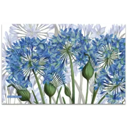 Emma Ball Agapanthus II Tea Towel