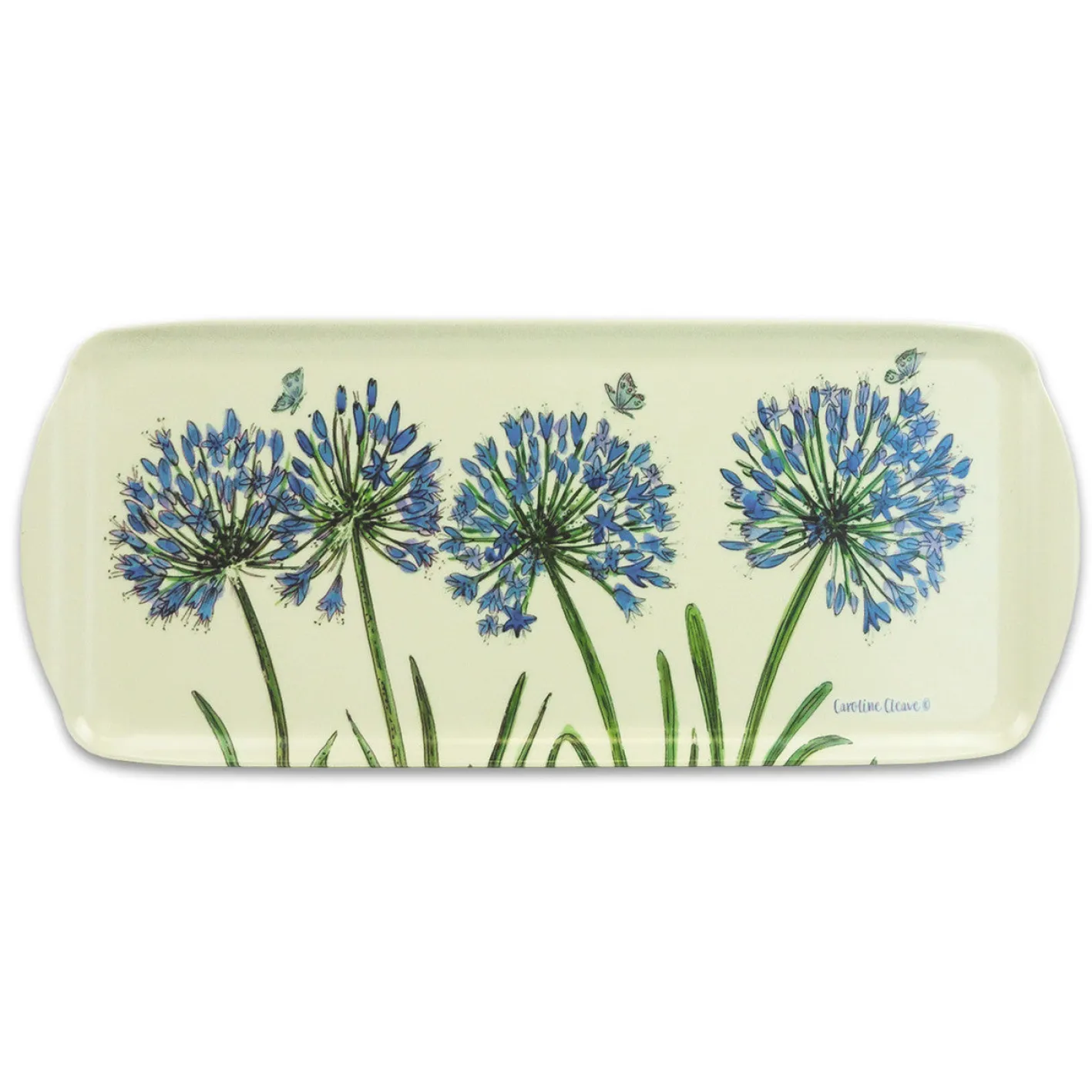Emma Ball Agapanthus Melamine Sandwich Tray