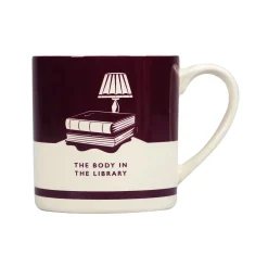 Half Moon Bay Agatha Christie "Body in the Library" Ceramic Mug