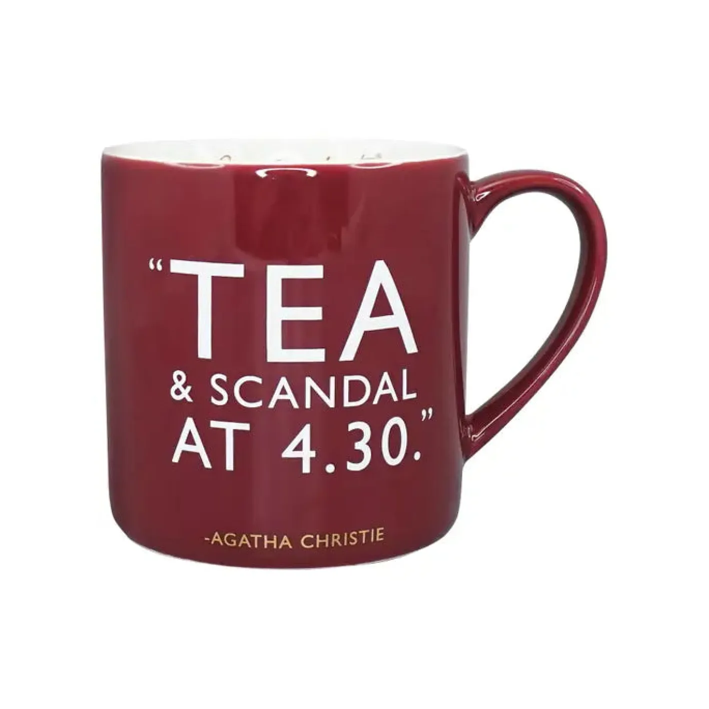 Half Moon Bay Agatha Christie "Tea and Scandal" Ceramic Mug