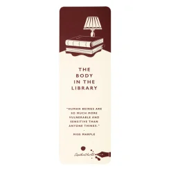 Half Moon Bay Agatha Christie "The Body in the Library" Book Mark