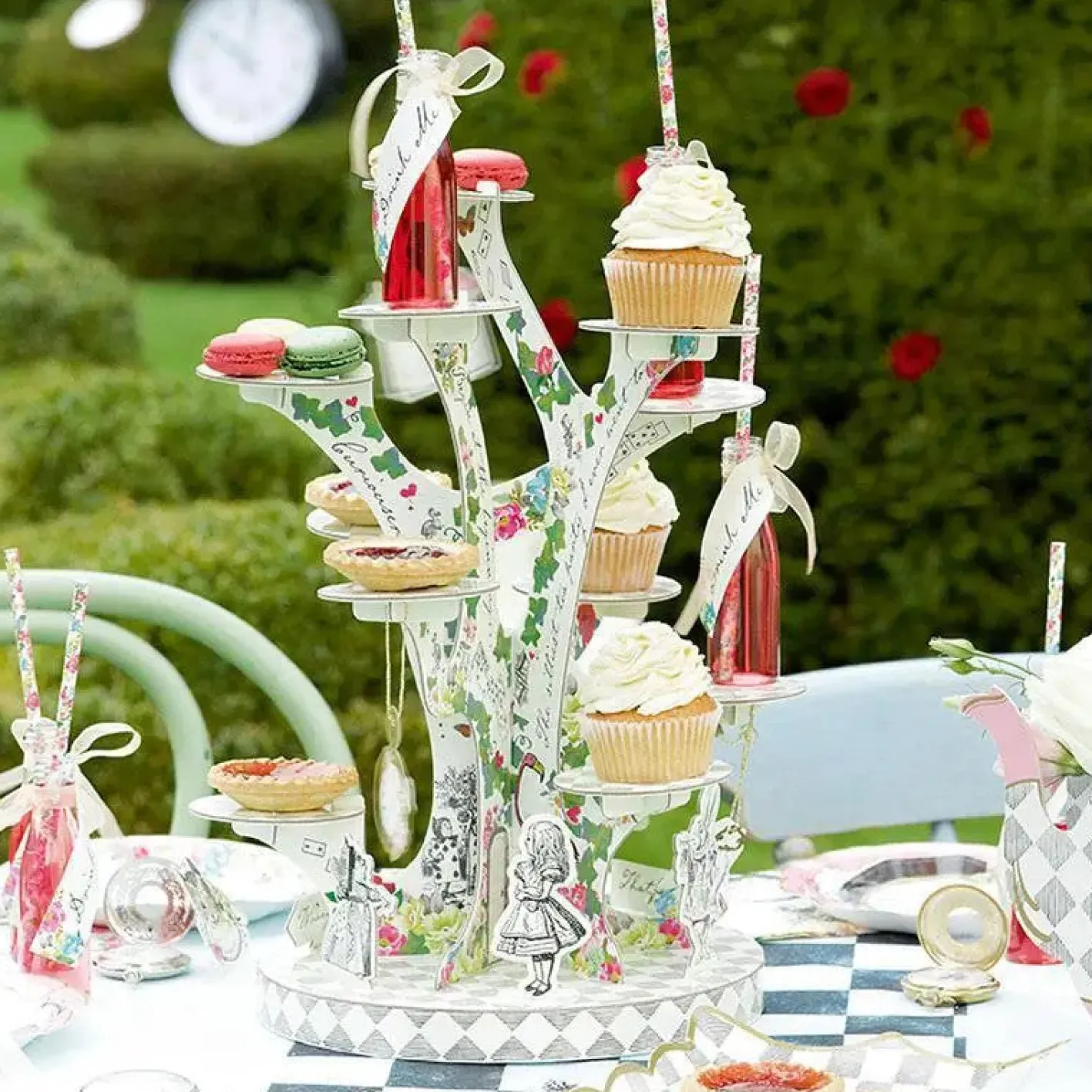 Talking Tables Alice in Wonderland Tree Shaped Cake Stand