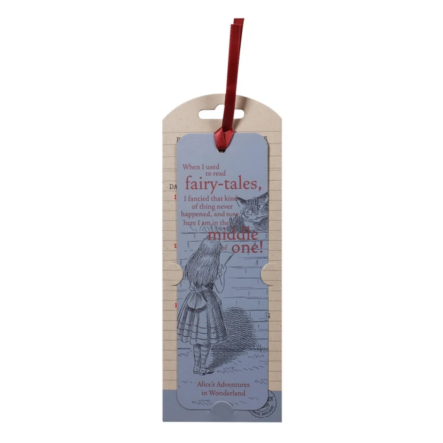 Half Moon Bay Alice's Adventures in Wonderland Bookmark