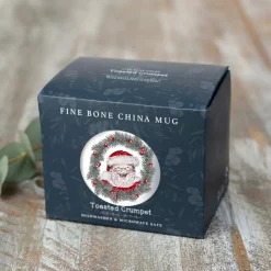 Toasted Crumpet All Things Jolly (Santa) Fine Bone China Mug in a Gift Box