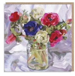 Paper Shed Design Anemones  Greetings Card