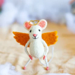 Sew Heart Felt Angel Gabriel Mouse Felt Decoration