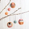 Hawthorn Handmade Animal Christmas Baubles Felt Craft Kit