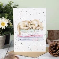 Wrendale Designs 'A Pup's Life' Greetings Card