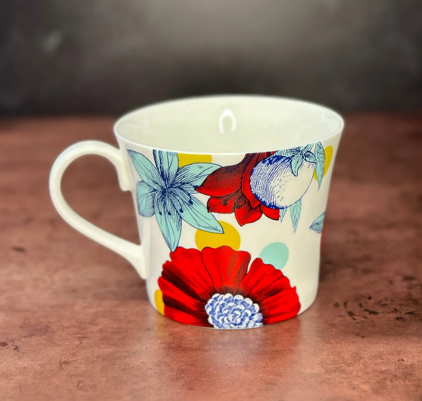 Repeat Repeat Arcadia Fruit Bone China Mug