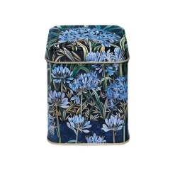 Elite Tins Arts & Crafts Agapanthus Mini Tea Tin