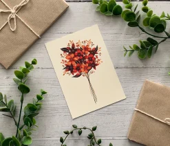Becky Amelia Autumn Bouquet Greeting Card
