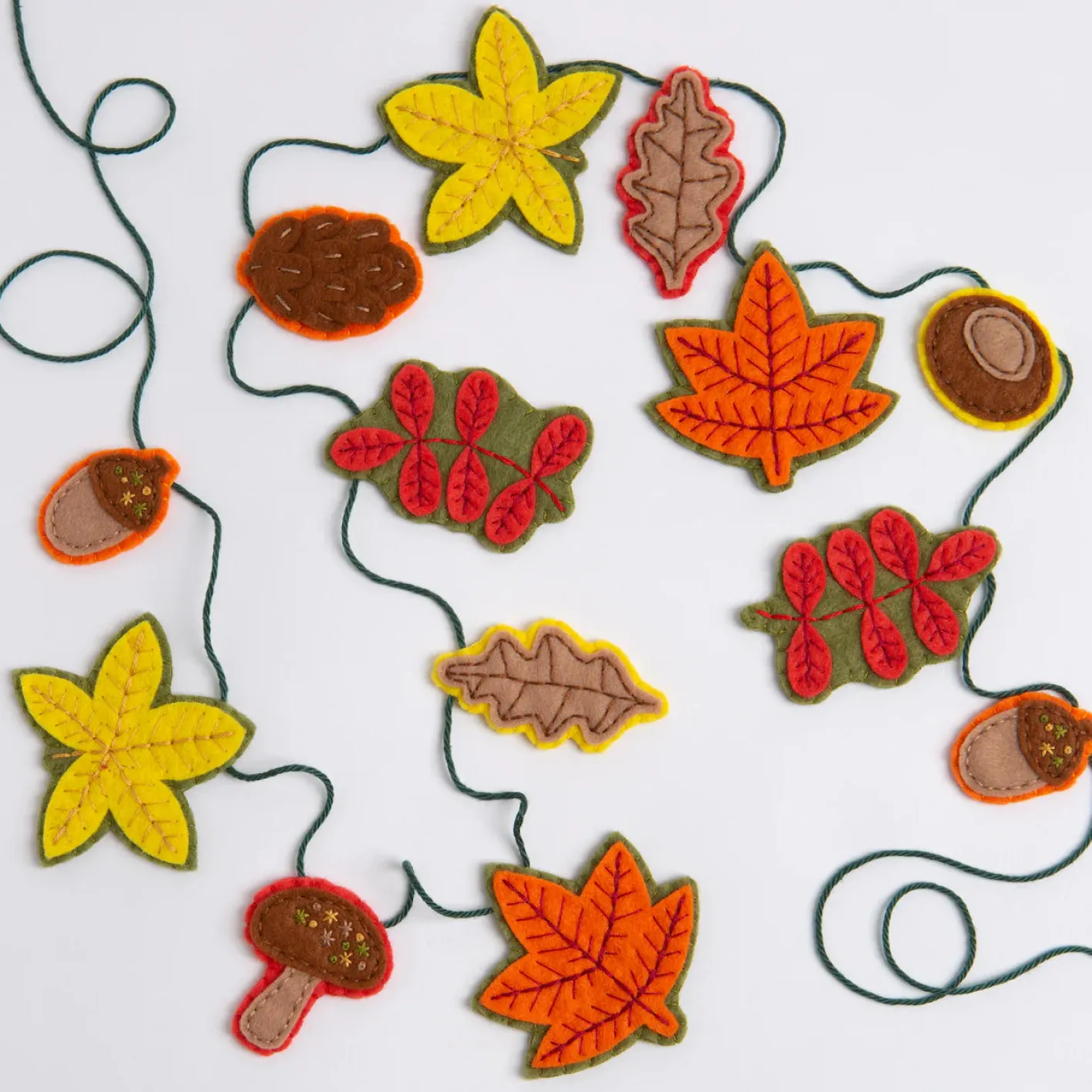 Hawthorn Handmade Autumn Garland Needle Felting Kit
