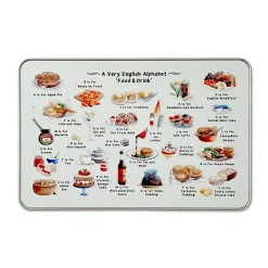 Yeti A Very English Alphabet 'Food and Drink' Storage Tin