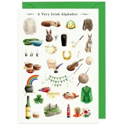 Yeti A Very Irish Alphabet Greeting Card