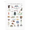 Yeti A Very Scottish Alphabet Tea Towel