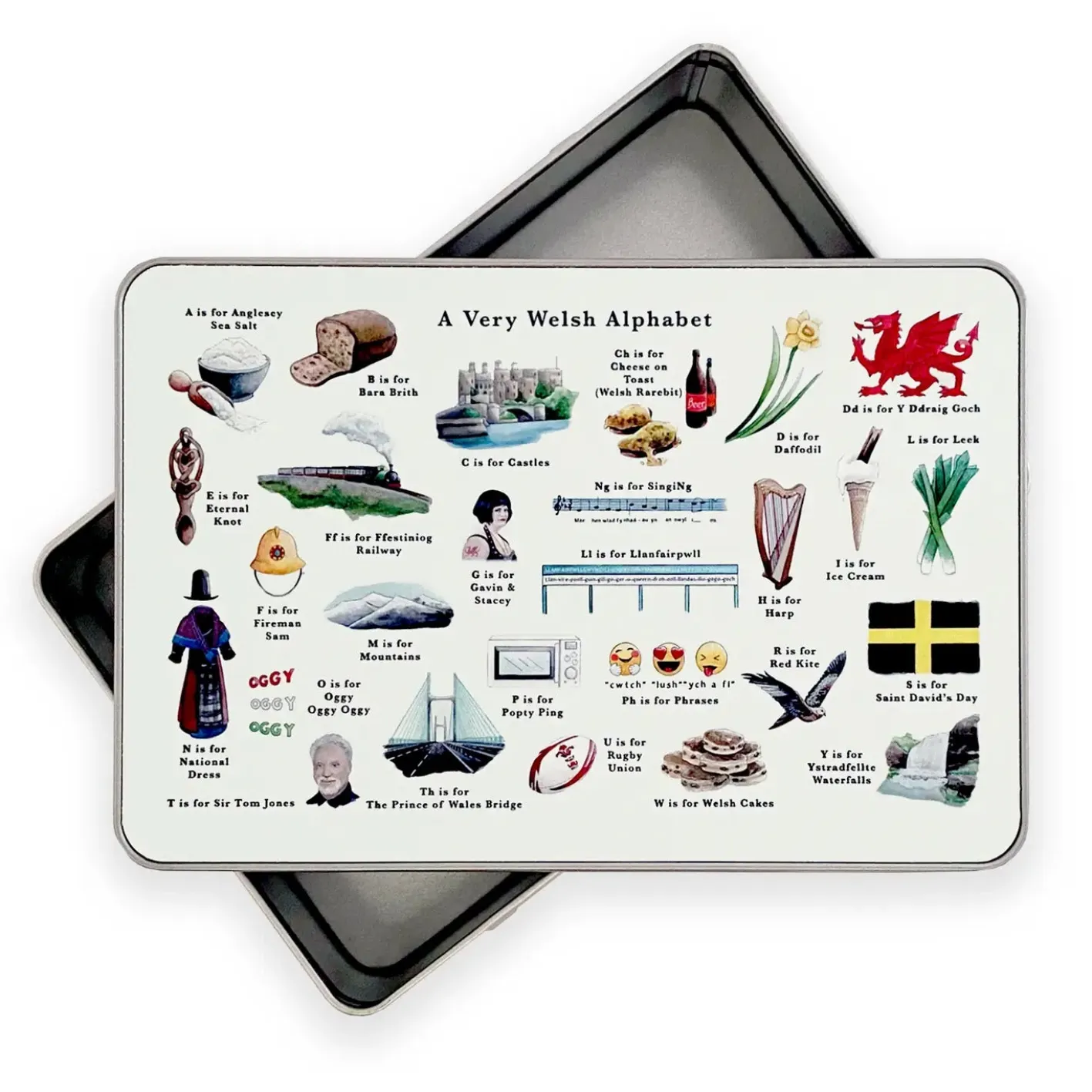 Yeti A Very Welsh Alphabet Storage Tin