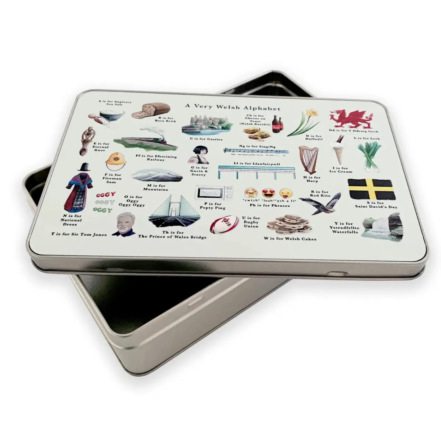 Yeti A Very Welsh Alphabet Storage Tin