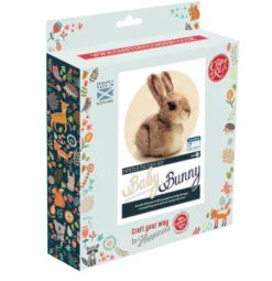 The Crafty Kit Co. Baby Bunny Needle Felting Kit