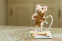 Sew Heart Felt Baby Felt Mouse Carrying Bear