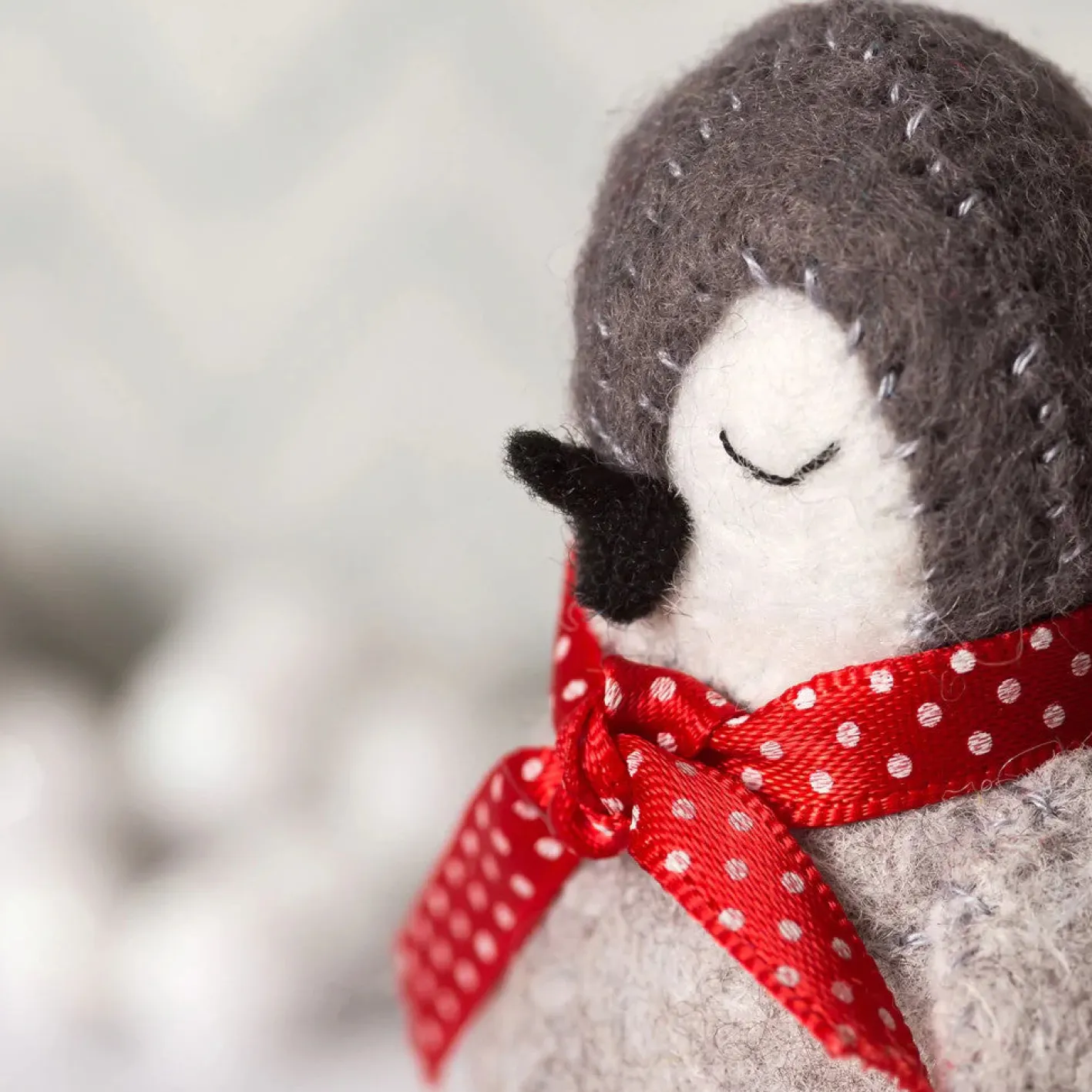 Corinne Lapierre Baby Penguins Wool Mix Felt Craft Kit