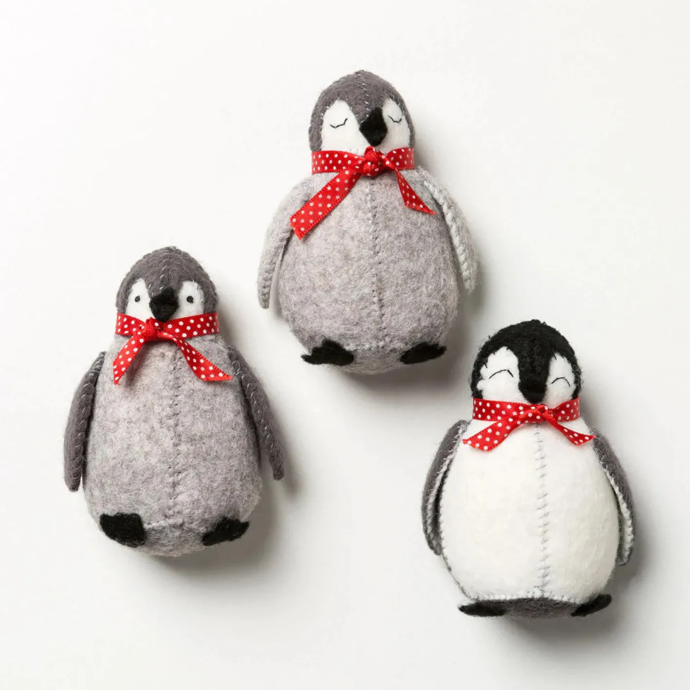 Corinne Lapierre Baby Penguins Wool Mix Felt Craft Kit