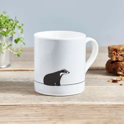 Jin Designs Badger Mug