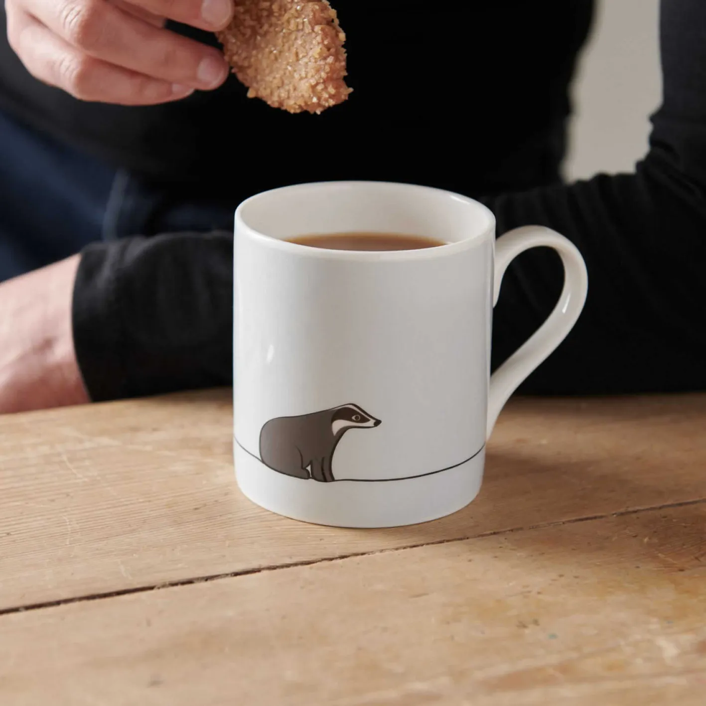 Jin Designs Badger Mug