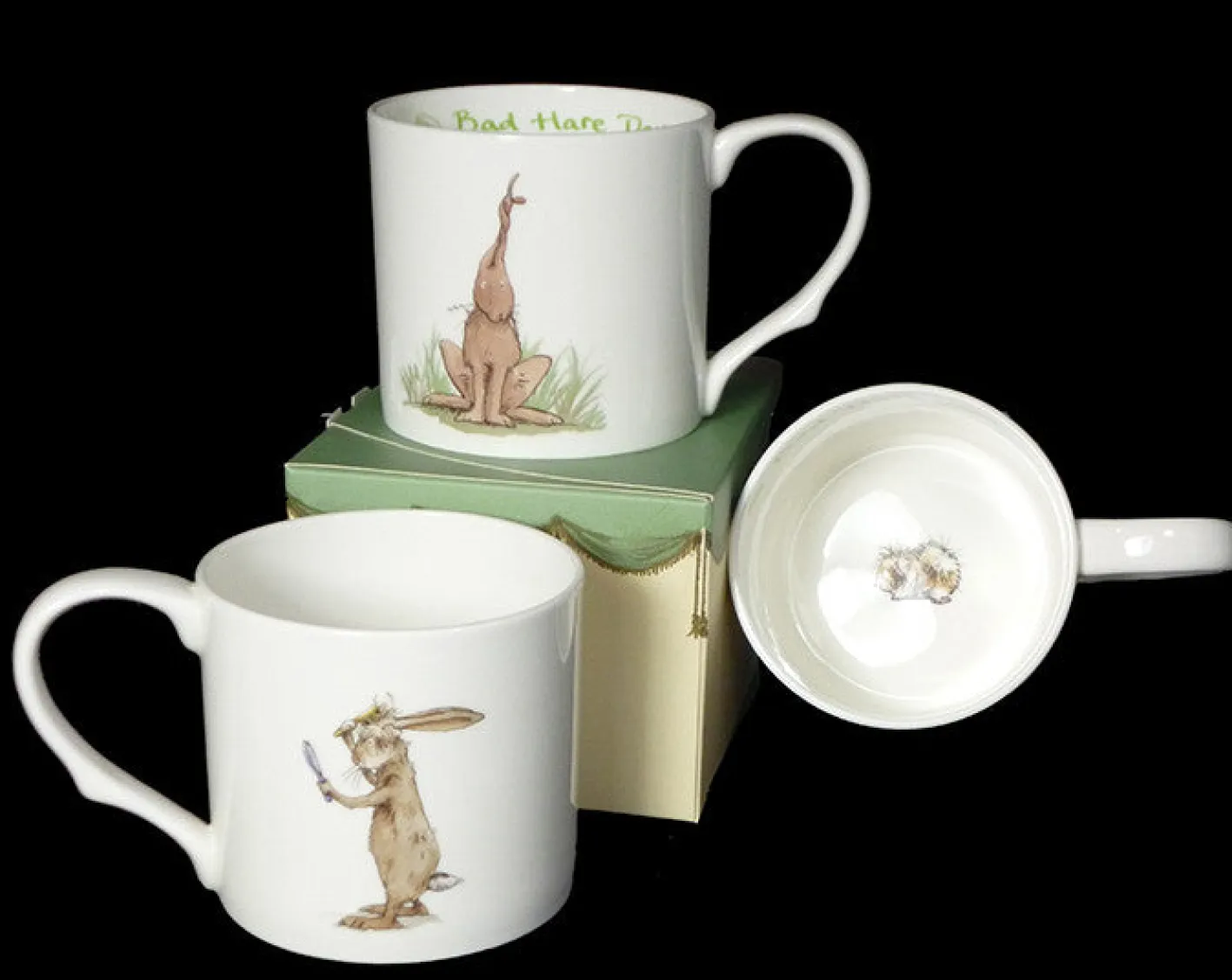 Two Bad Mice Bad Hare Day Large Mug