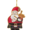 St. Nicolas Bagpiping Father Christmas Decoration