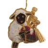 St. Nicolas Bagpiping Sheep Decoration