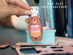 Dapple & Dot Bakery Bear Pop Out Card