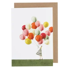 Laura Stoddart Balloons Blank Greetings Card