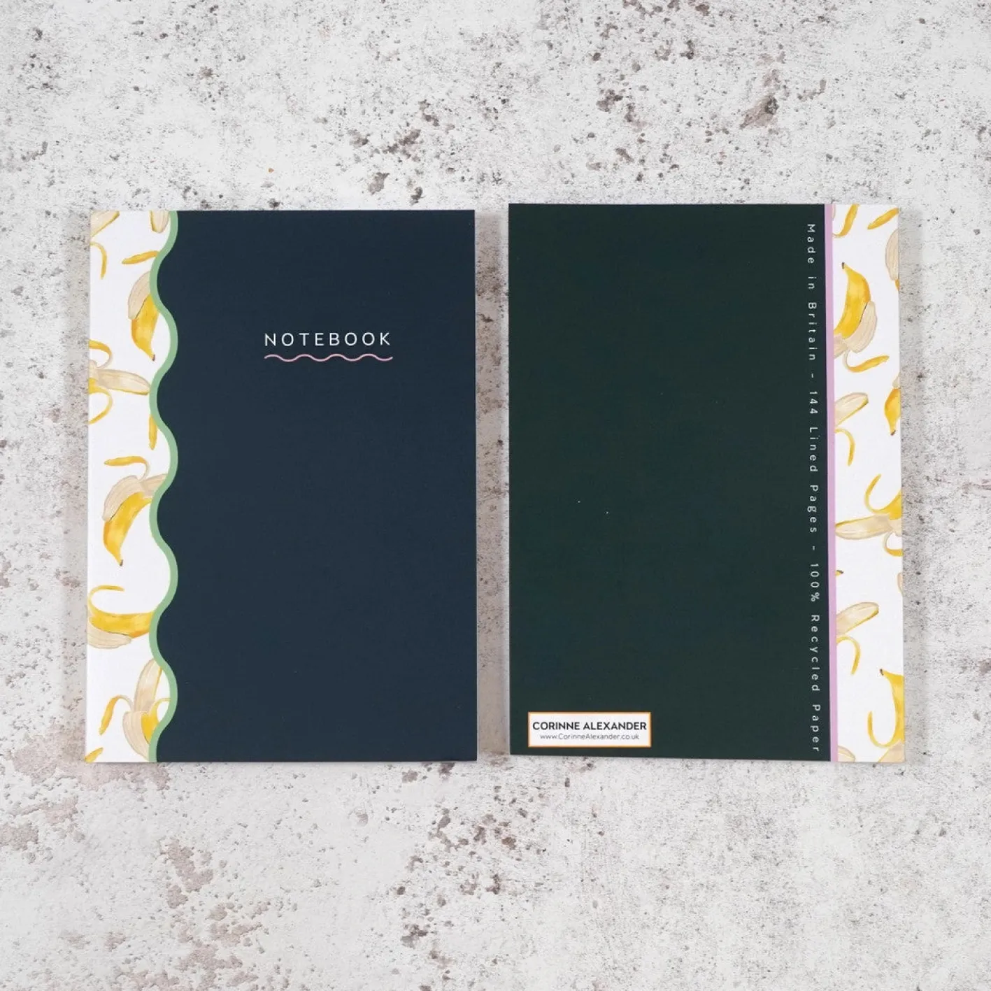Corinne Alexander Banana Notebook by