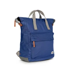 Ori London Bantry Burnt Blue Recycled Nylon Backpack - Medium
