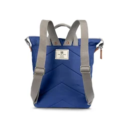 Ori London Bantry Burnt Blue Recycled Nylon Backpack - Medium