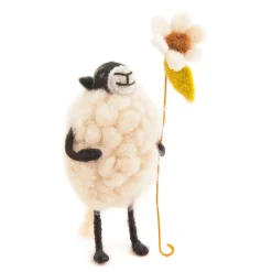 Sew Heart Felt Barbara Sheep with Flower