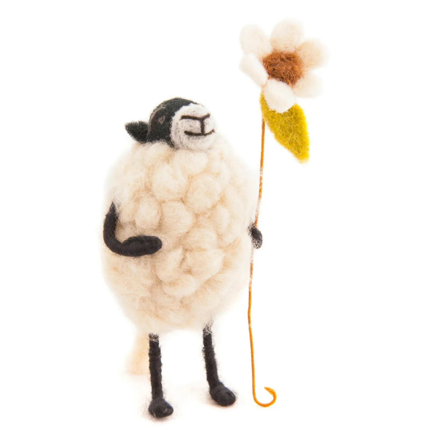 Sew Heart Felt Barbara Sheep with Flower