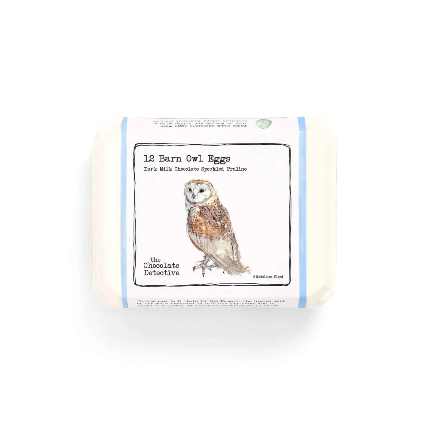 The Chocolate Detective 12 Barn Owl Eggs by