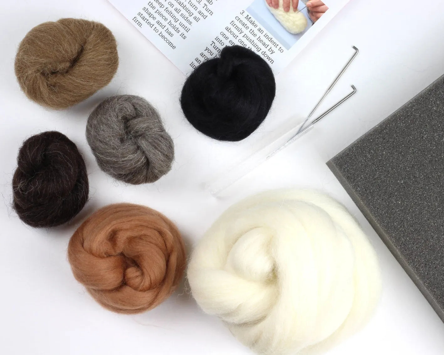 Hawthorn Handmade Barn Owl Needle Felting Kit