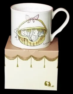 Two Bad Mice Basketful of Kittens Small Mug