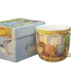 Emma Ball Beach Huts Bone China Mug (Boxed)