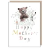 Paper Shed Design Bear, Hare and Mouse with Daisies Mother's Day Greetings Card