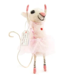 Sew Heart Felt Beautiful Ballet Dancer Felt Mouse