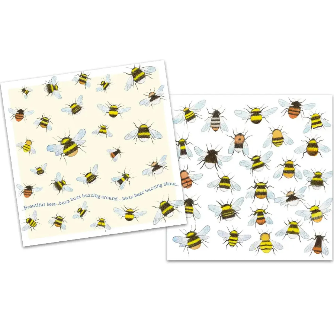 Emma Ball Beautiful Bees pack of 10 Mini Notecards