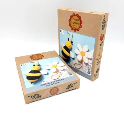 Corinne Lapierre Bee & Flower Wool Mix Felt Craft Kit