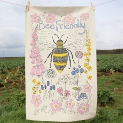 Poppy Treffry Bee Friendly Tea Towel
